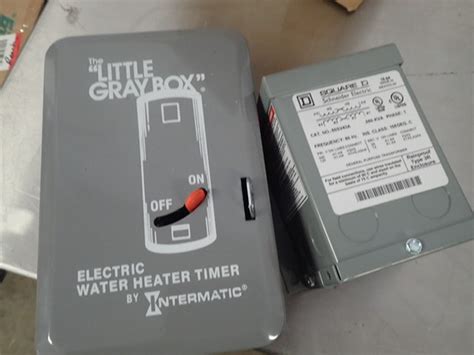 little gray box electric water heater timer|water heater timer instructions.